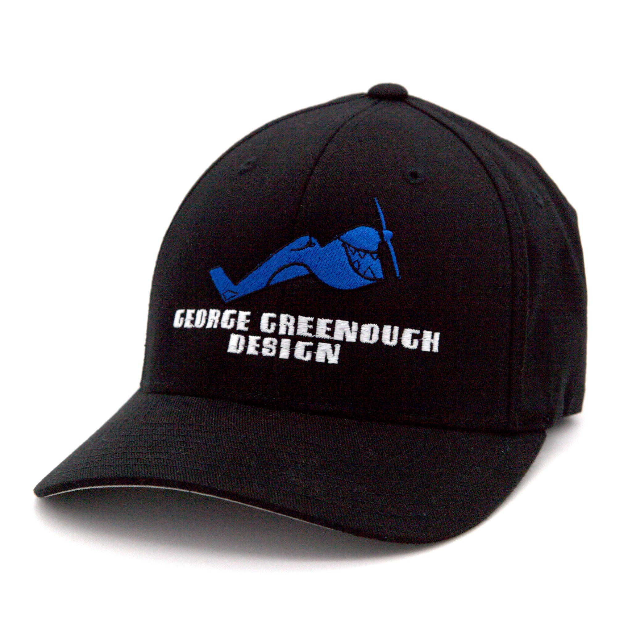 Greenough Flex Fit Hat - Black/Blue