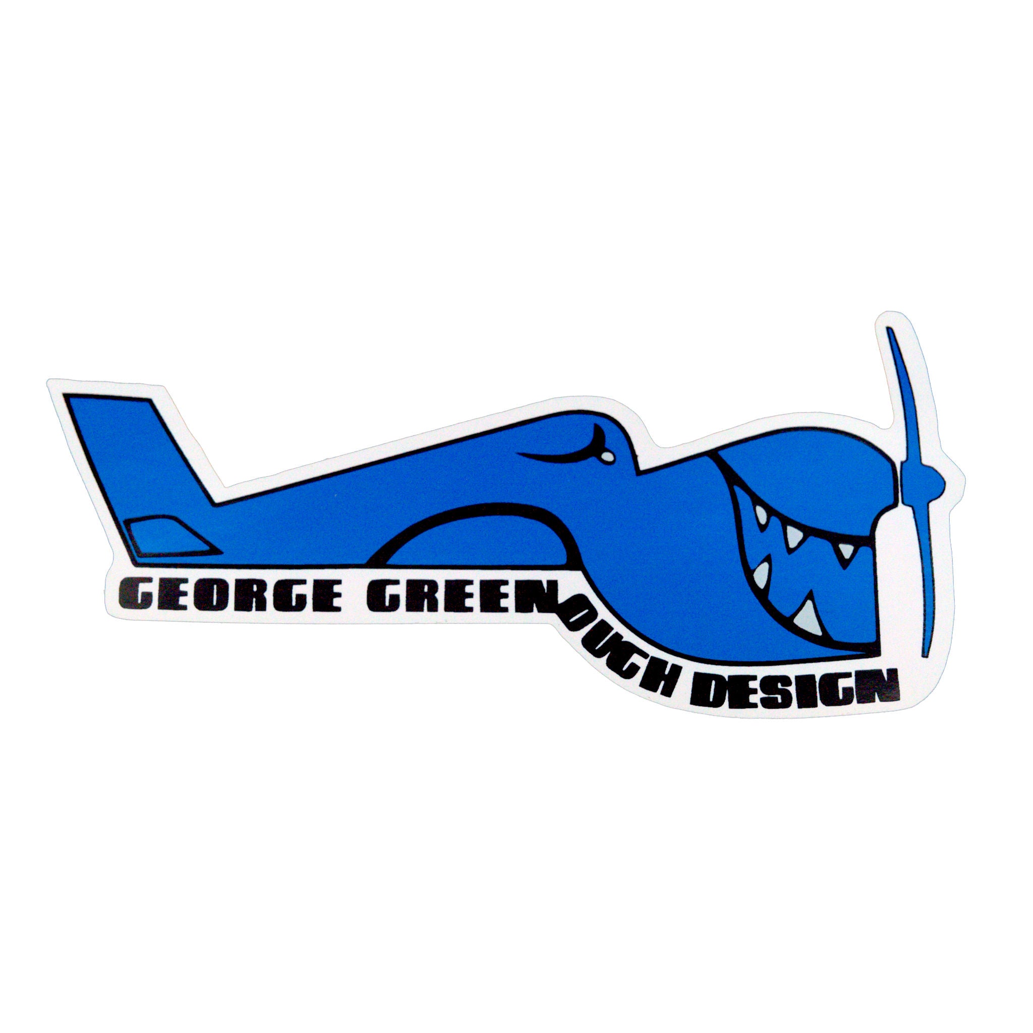 Greenough Sticker - Blue