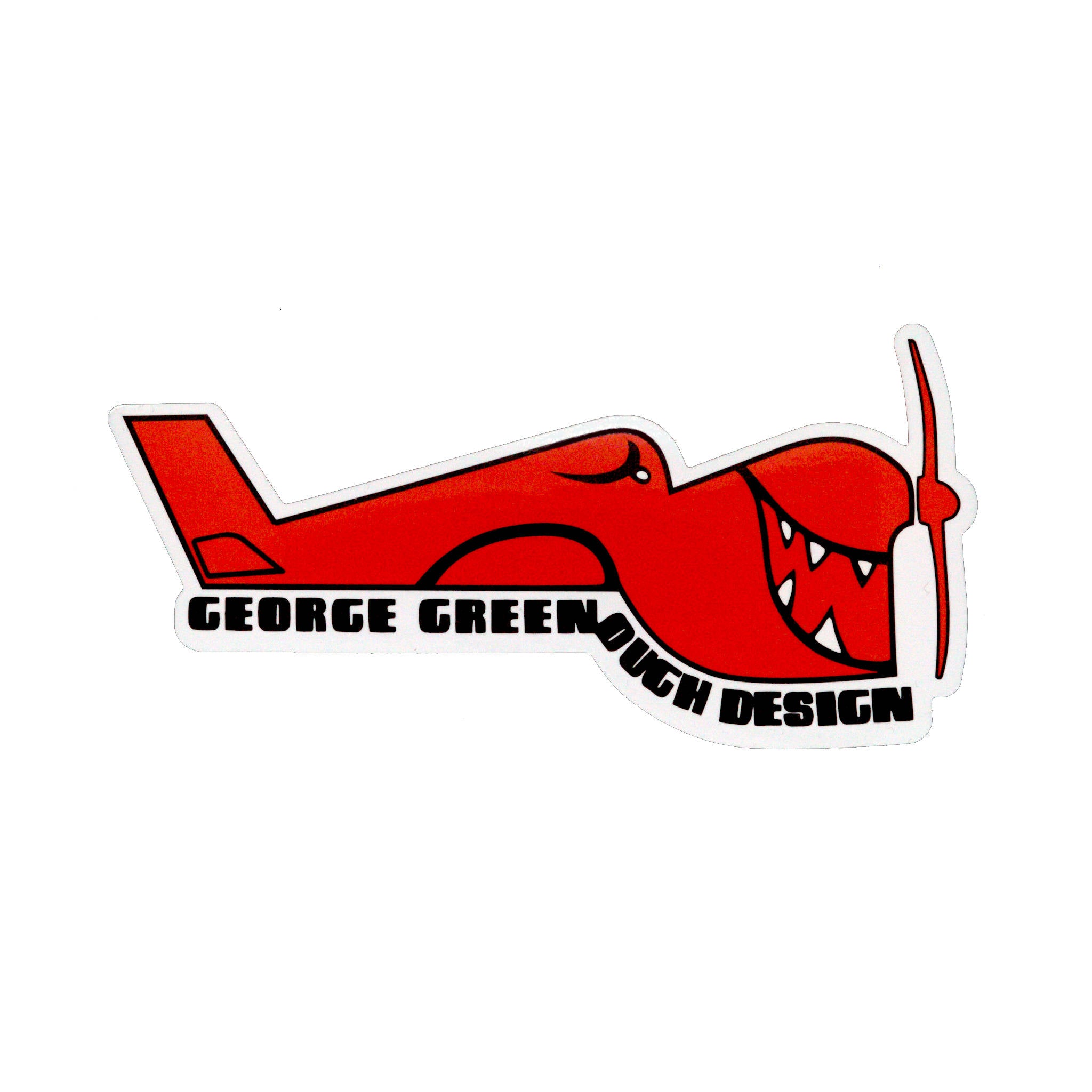 Greenough Sticker - Red