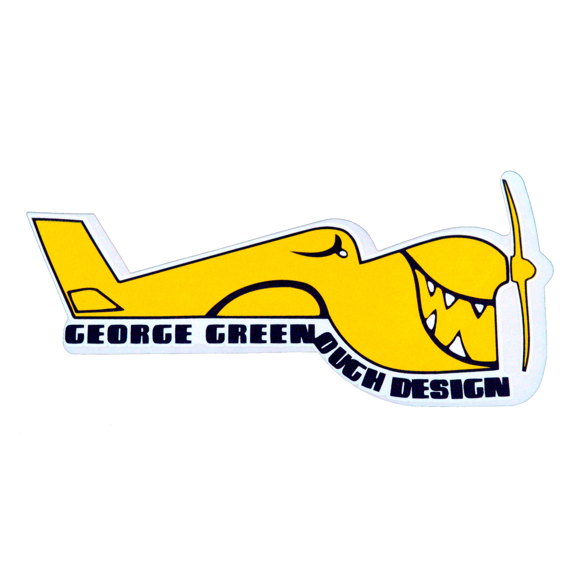 Greenough Sticker - Yellow