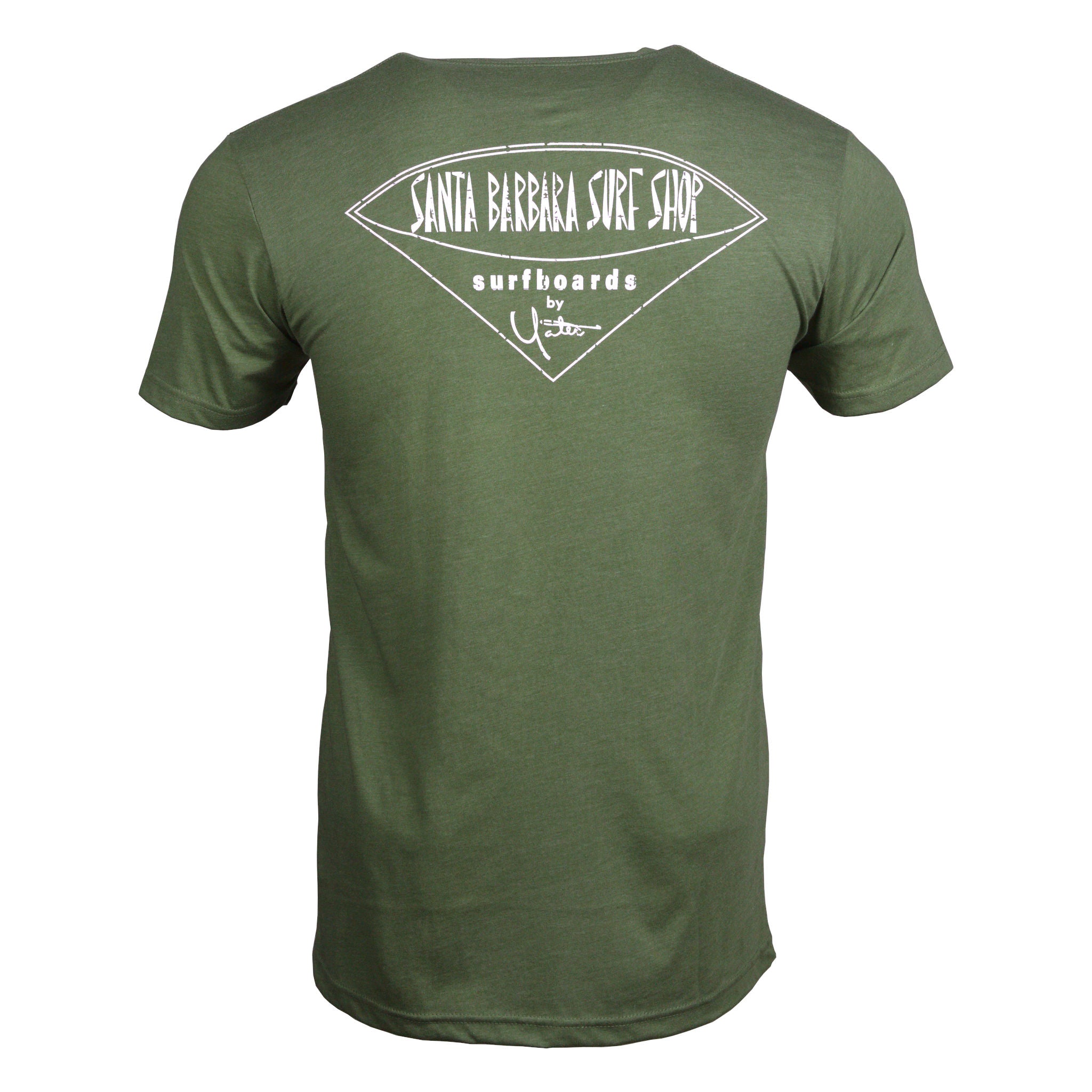 Santa Barbara Surf Shop Distressed Logo Short Sleeve T-Shirt