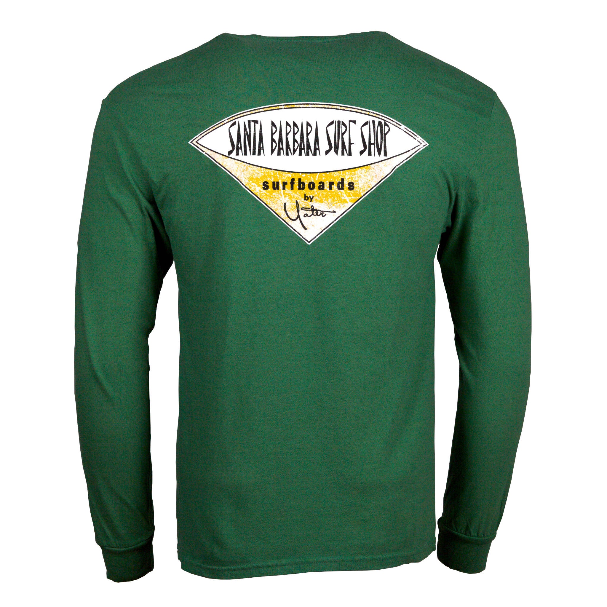 Santa Barbara Surf Shop Premium Distressed Long Sleeve T-Shirt