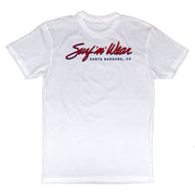Surf N' Wear Script Short Sleeve T-Shirt - White