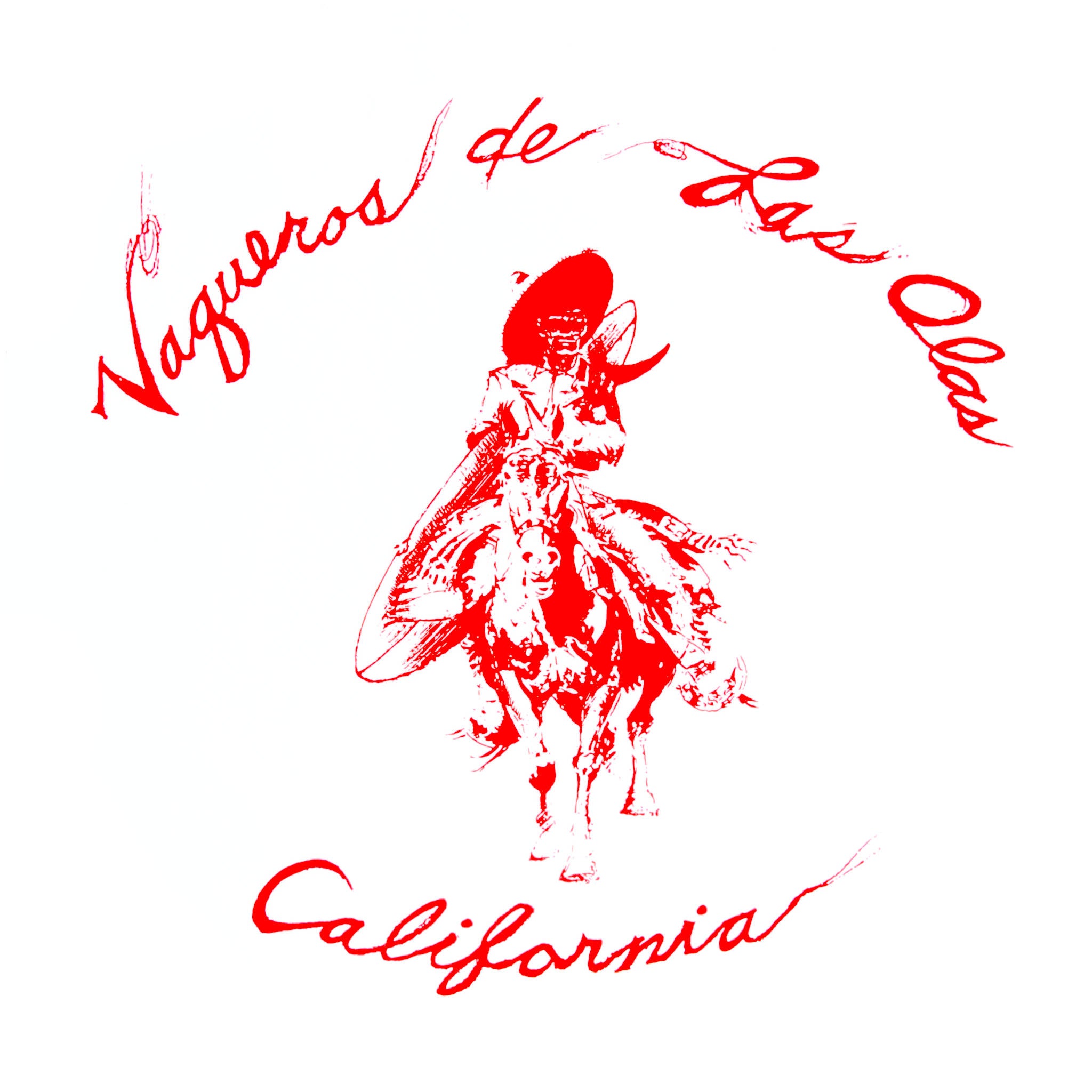 Vaqueros de las Olas Classic Sticker - Rust