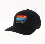 Santa Barbara Surf Shop Ocean Sunset Trucker Hat