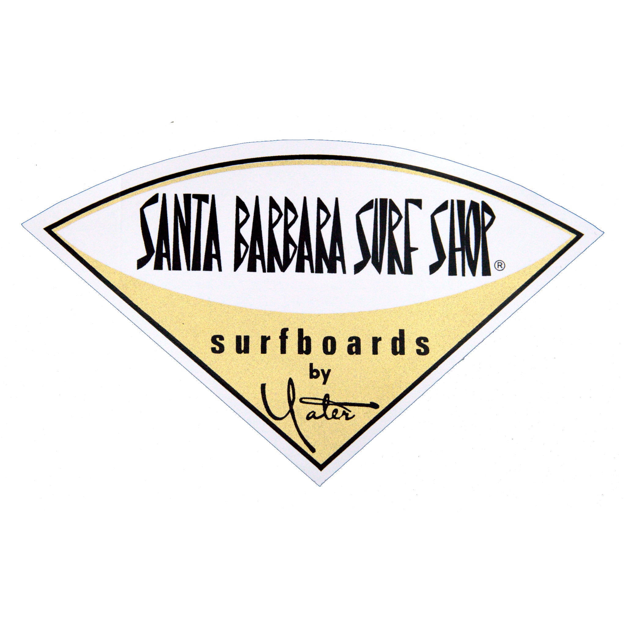 Santa Barbara Surf Shop Classic Vinyl Stickers