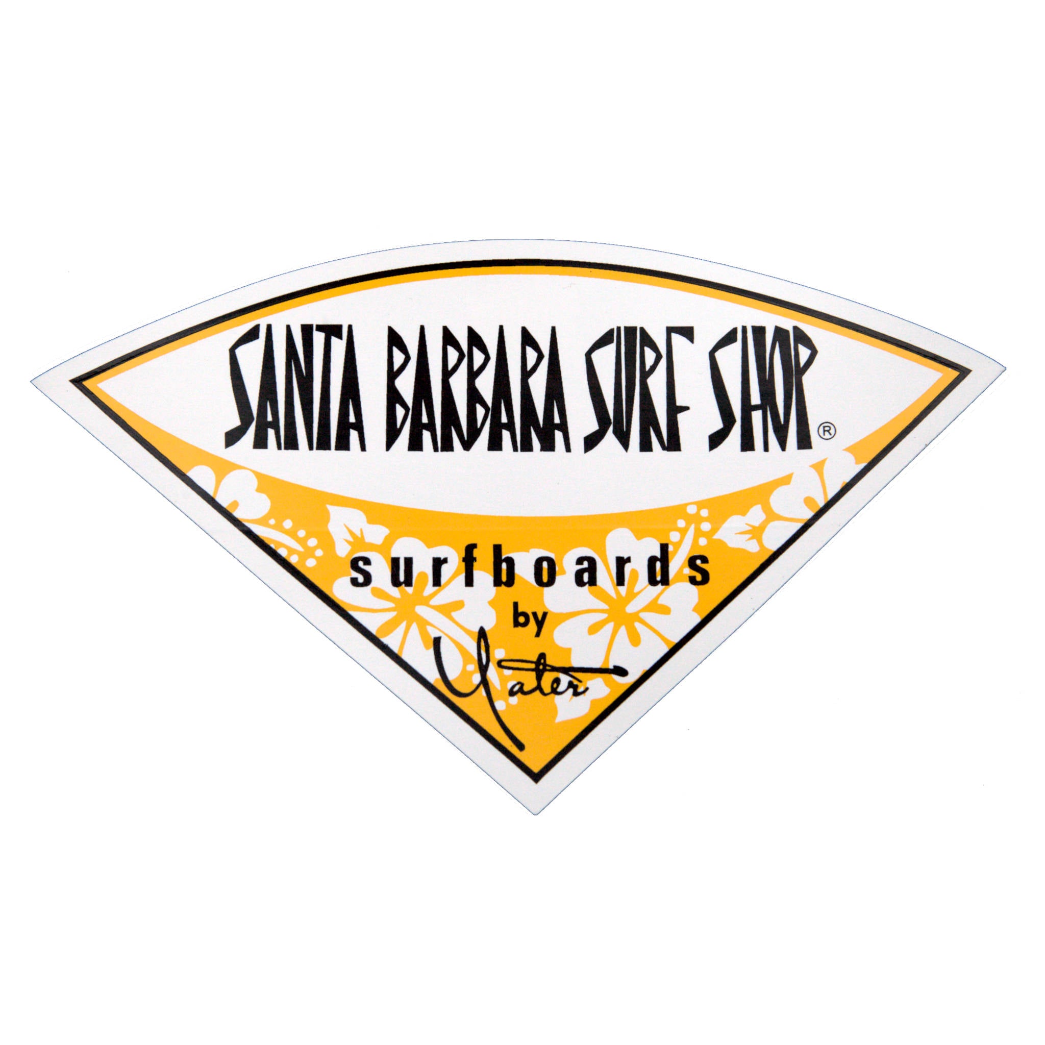 Santa Barbara Surf Shop Classic Vinyl Stickers