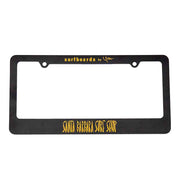 Santa Barbara Surf Shop License Plate Frame