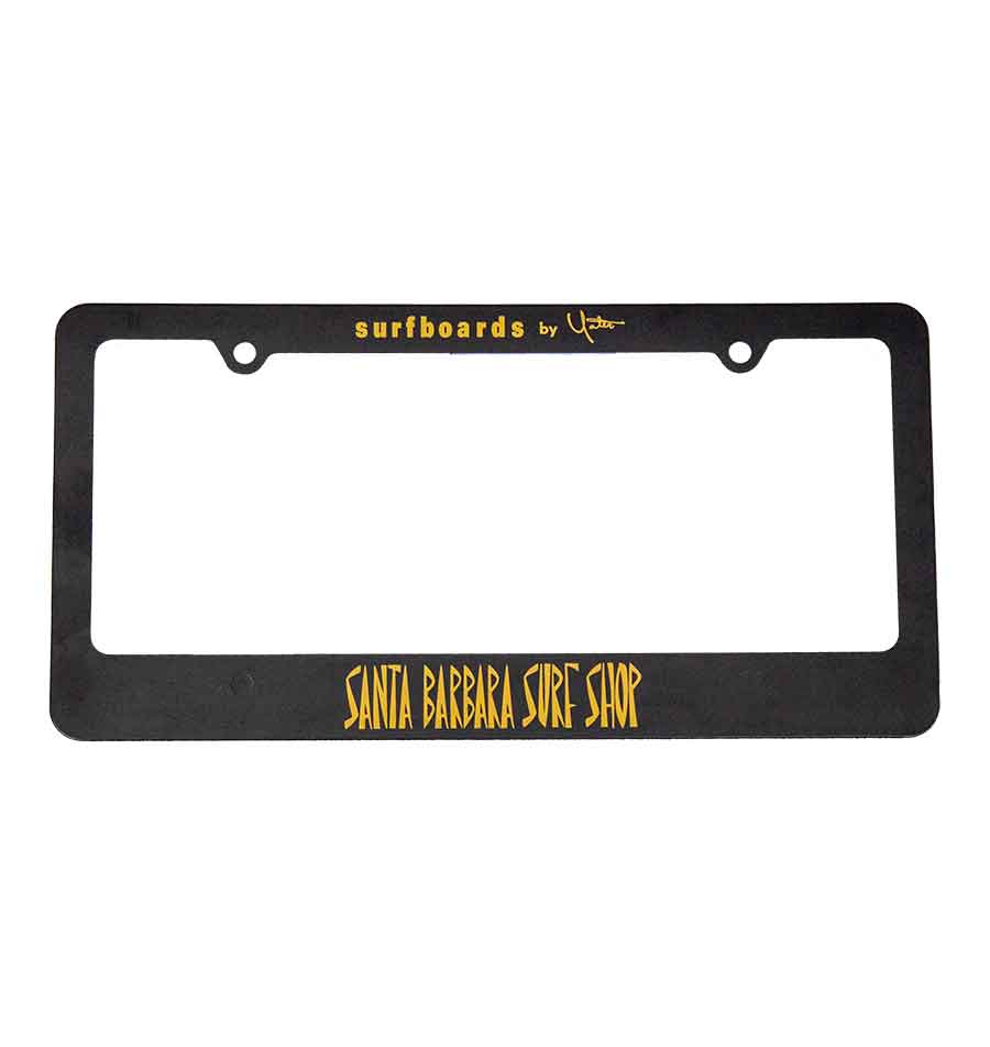 Santa Barbara Surf Shop License Plate Frame