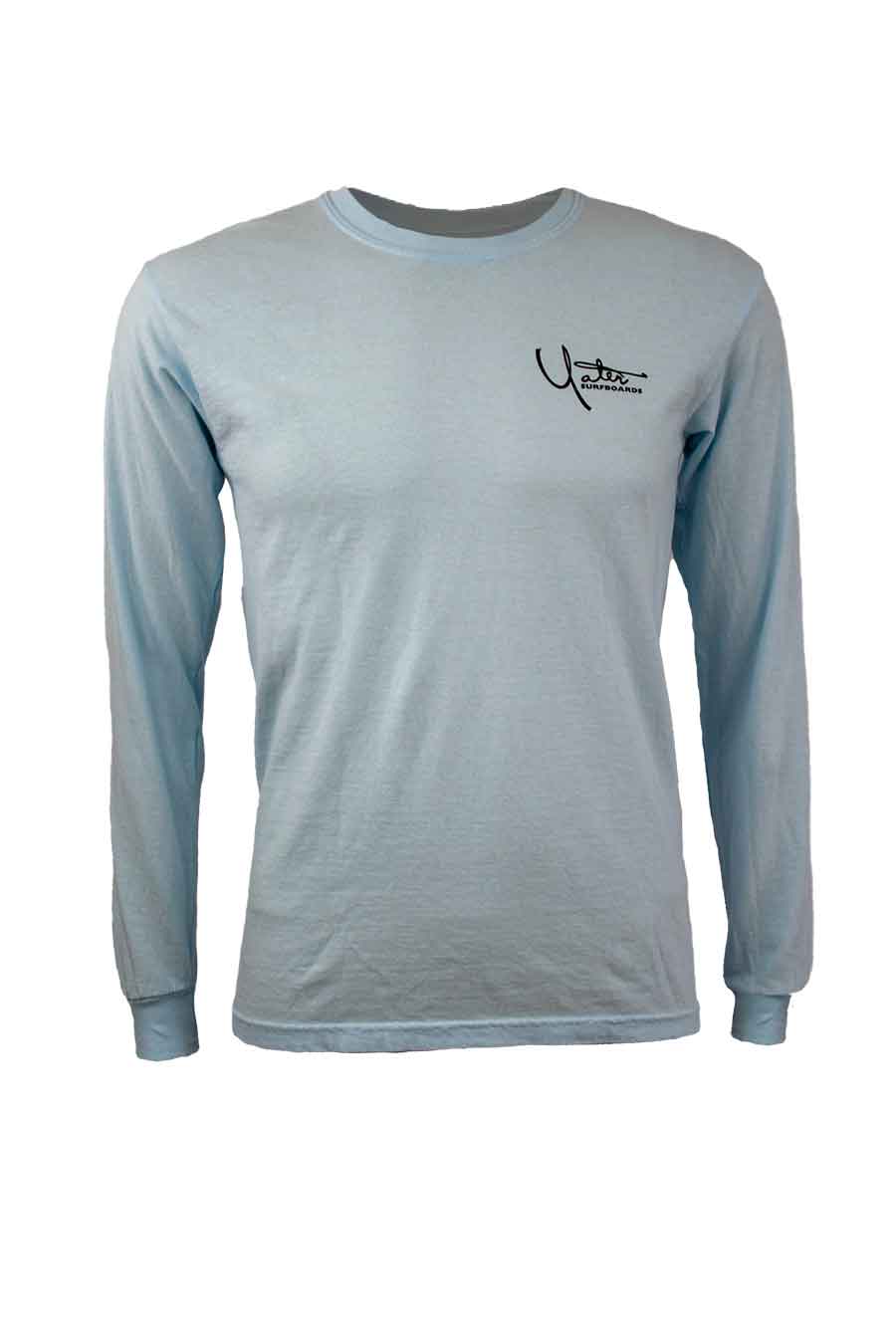 Premium Long Sleeve T-Shirt Distressed Santa Barbara Surf Shop Logo - Surf N' Wear Beach House Online