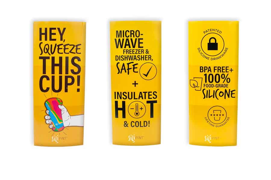 Santa Barbara Surf Shop SiliPint© Pint & Shot Glasses