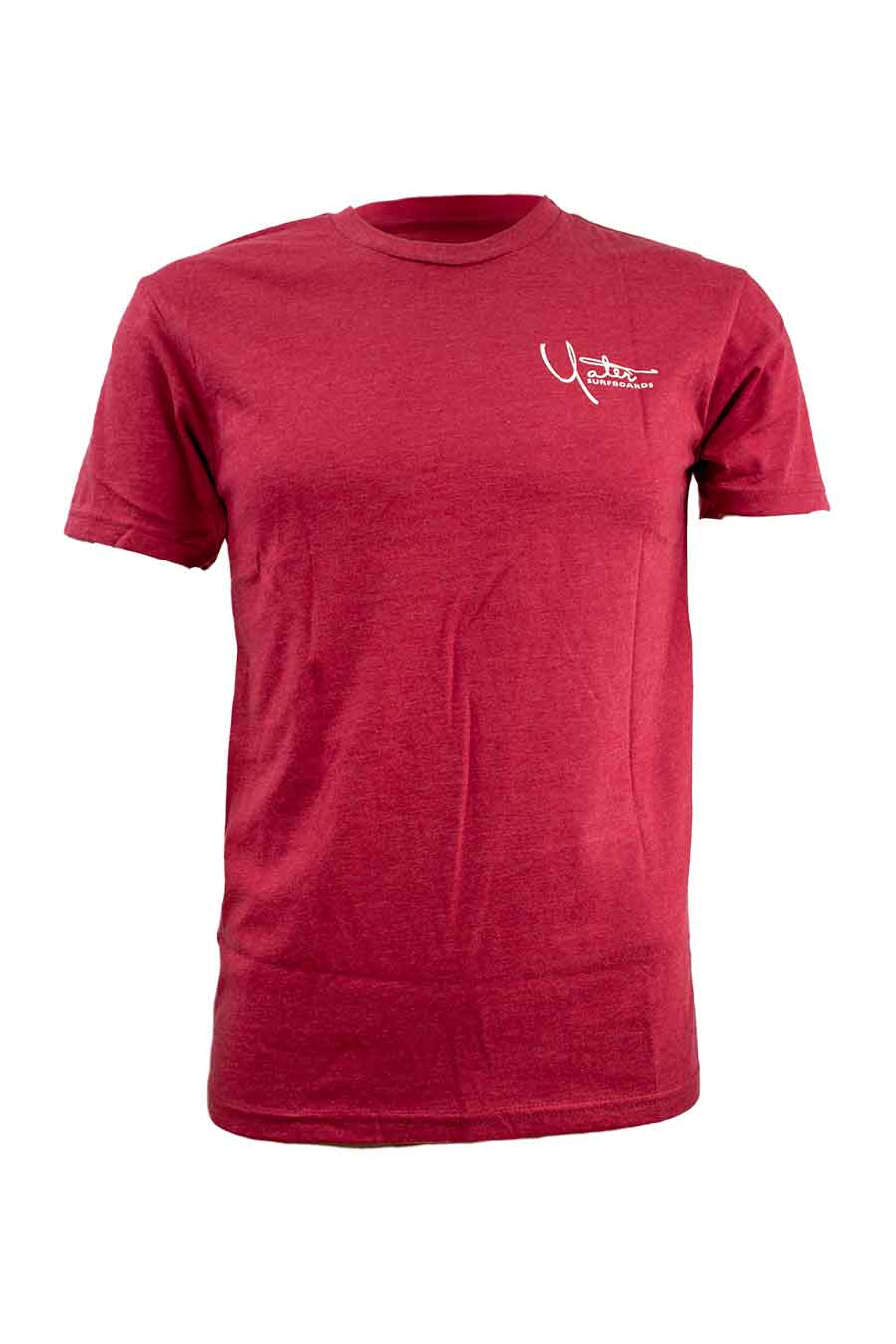 Short Sleeve T-Shirt One-Color Distressed Santa Barbara Surf Shop Logo - Surf N' Wear Beach House Online