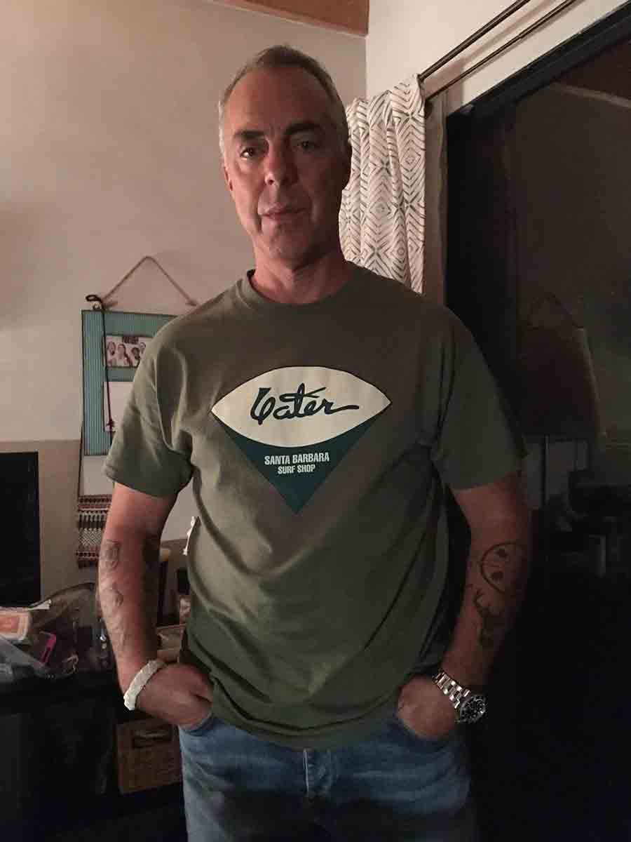 Yater Shirt worn by Titus Welliver on TV show Bosch in santa barbara