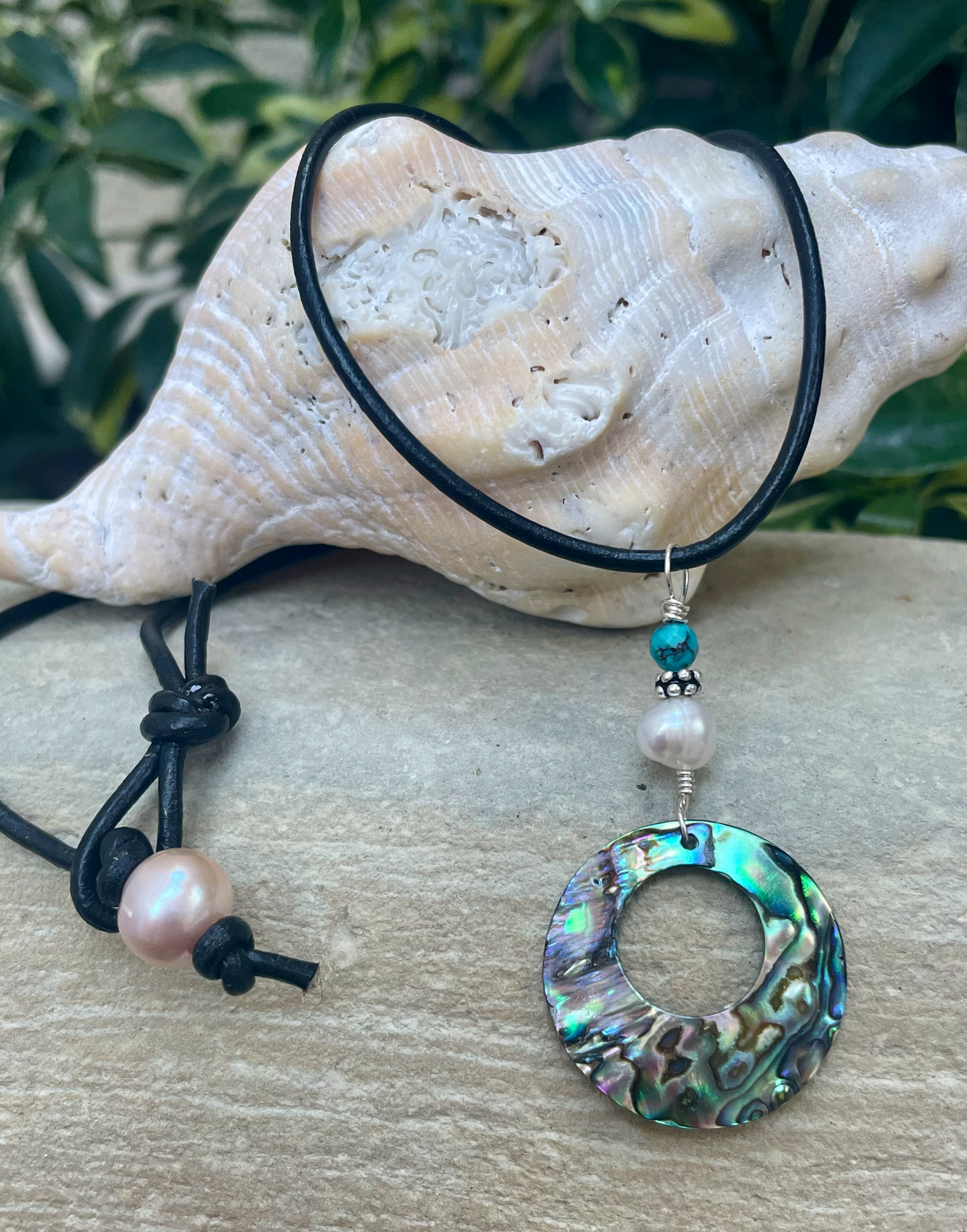 Abalone Surf Necklace