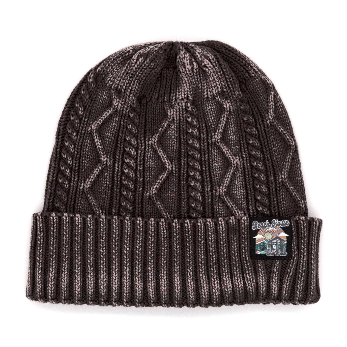 Beach House Beach Hut Knitted Beanie