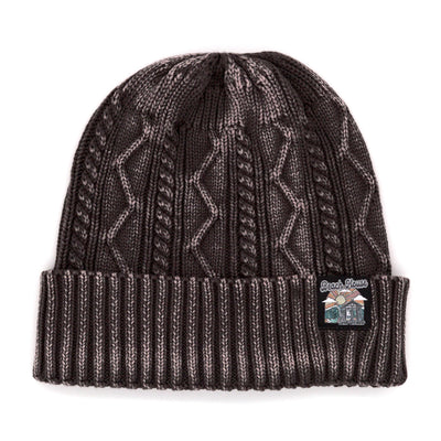 Beach House Beach Hut Knitted Beanie