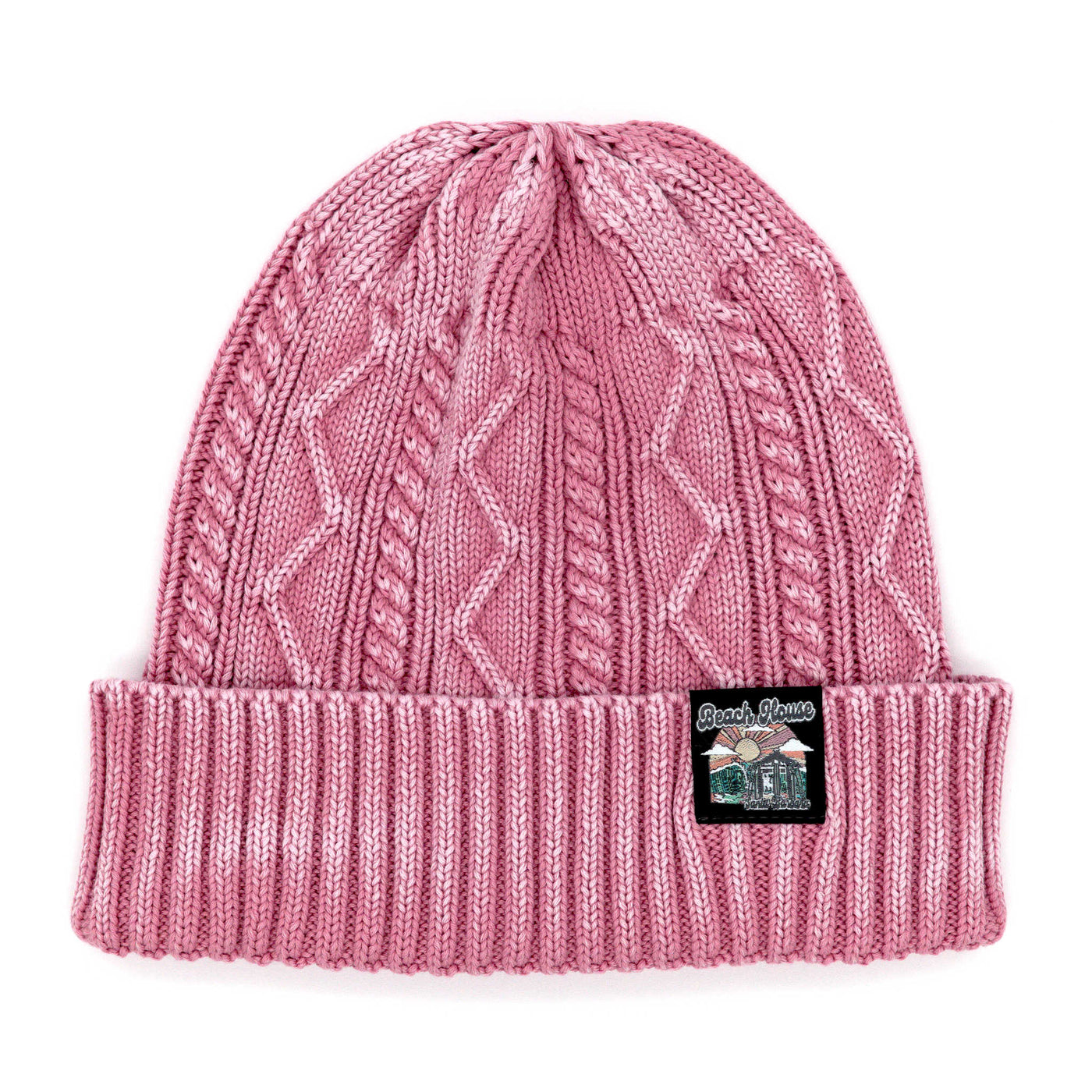 Beach House Beach Hut Knitted Beanie