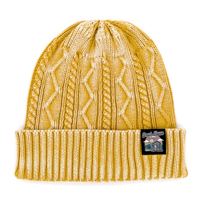 Beach House Beach Hut Knitted Beanie