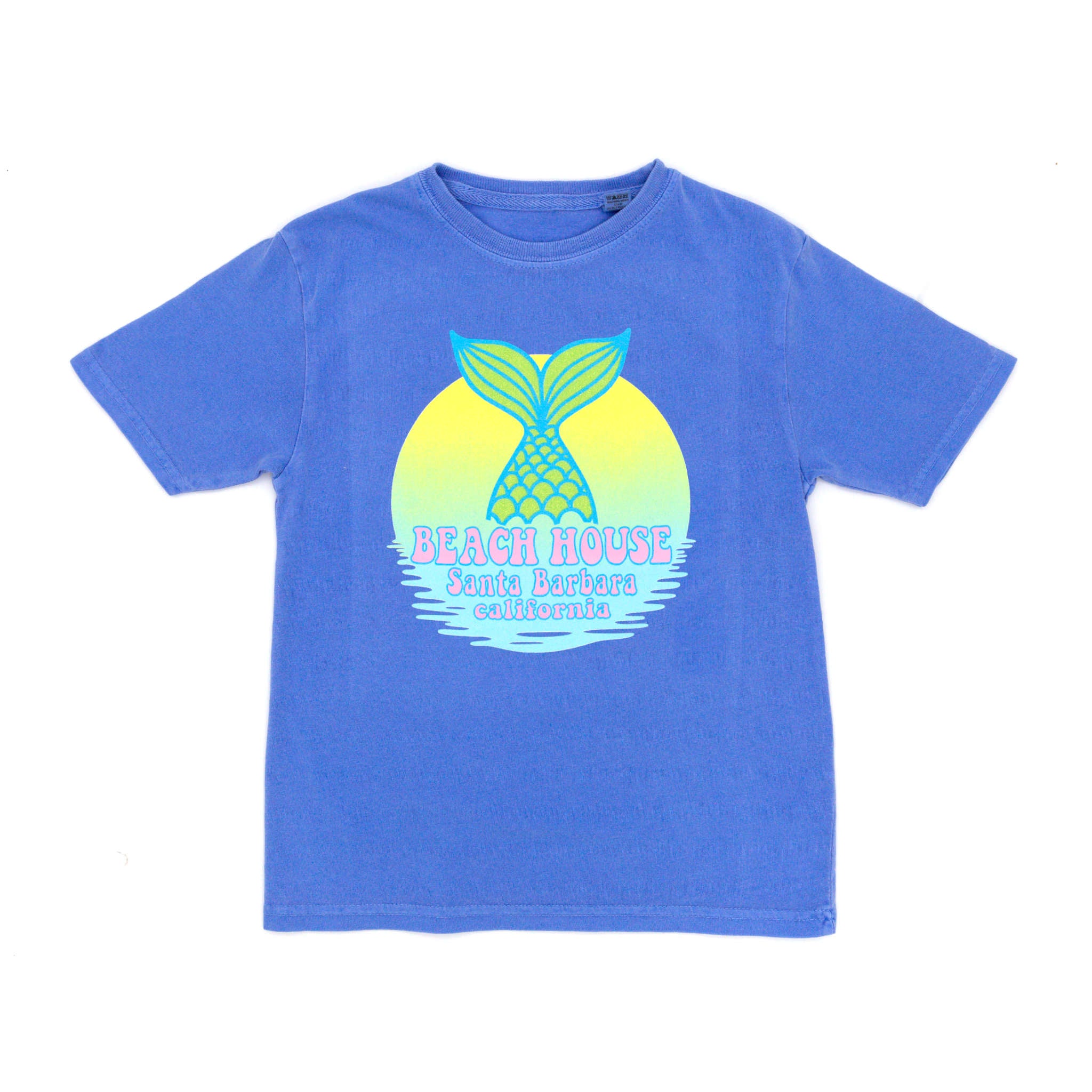 Youth Beach House Mermaid Tail Short Sleeve Shirt