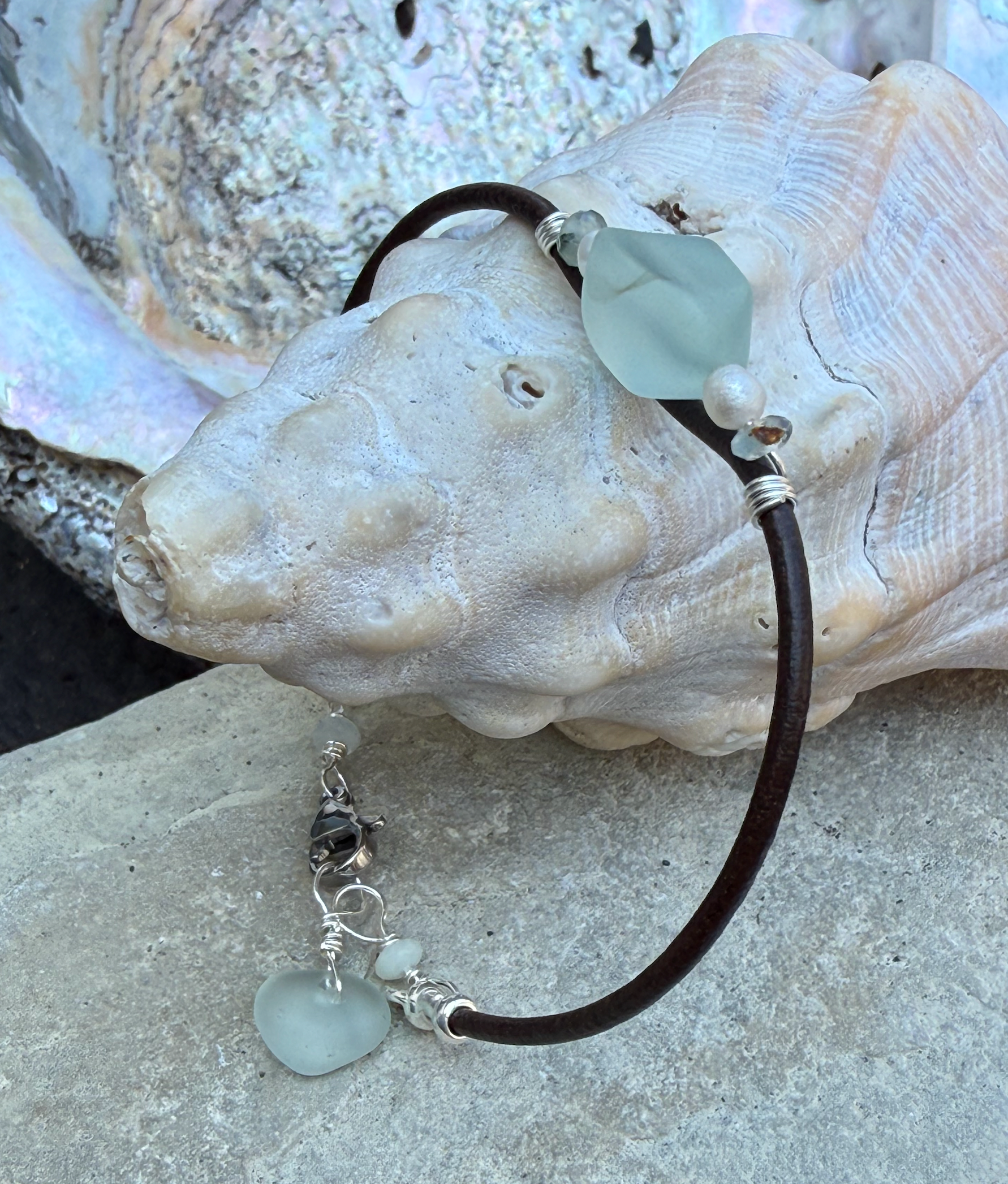 Calming Sea Glass Bracelet