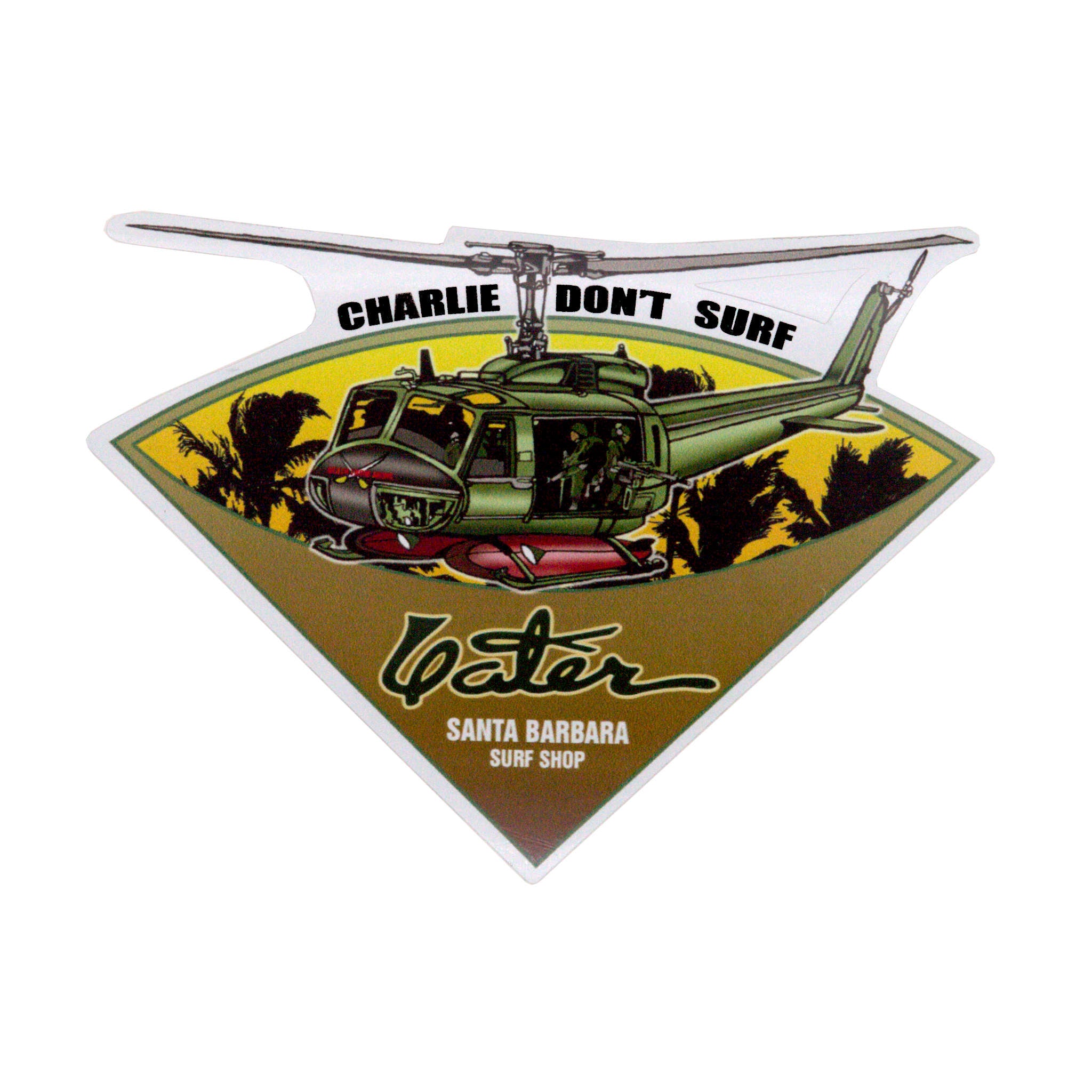 Yater Surfboards Apocalypse Now "C.D.S" Vinyl Stickers