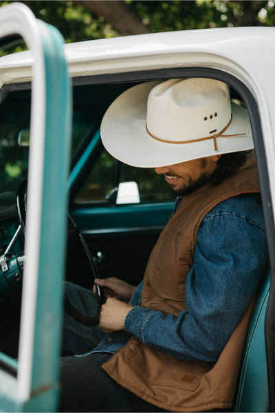 El Paso Straw Reserve Cowboy Hat - Off White