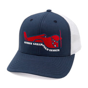 Greenough Embroidered Trucker Hat - Navy