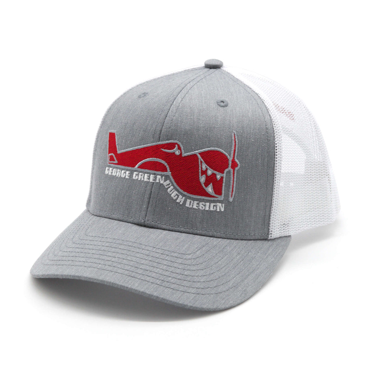 Greenough Embroidered Trucker Hat - Grey