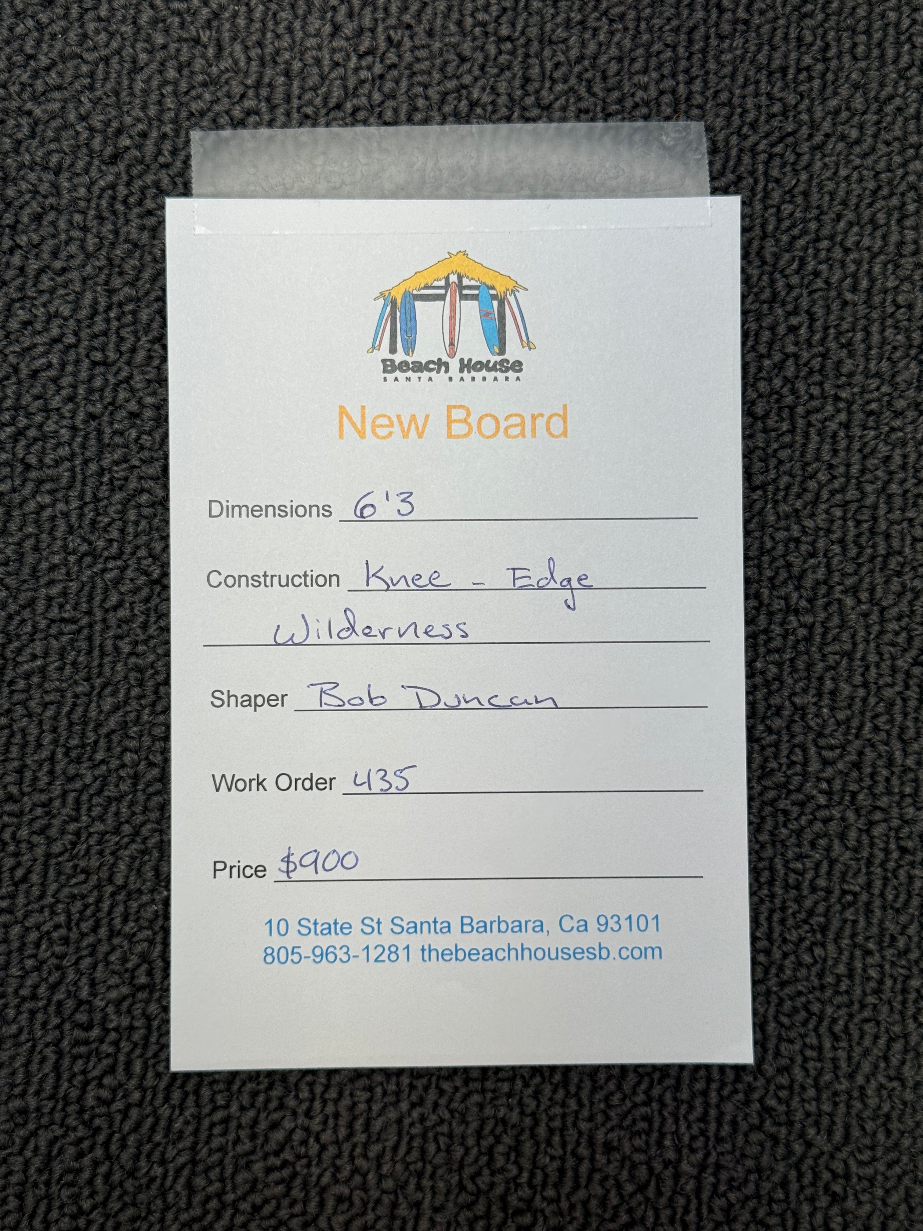 Wilderness | 6'3" Kneeboard