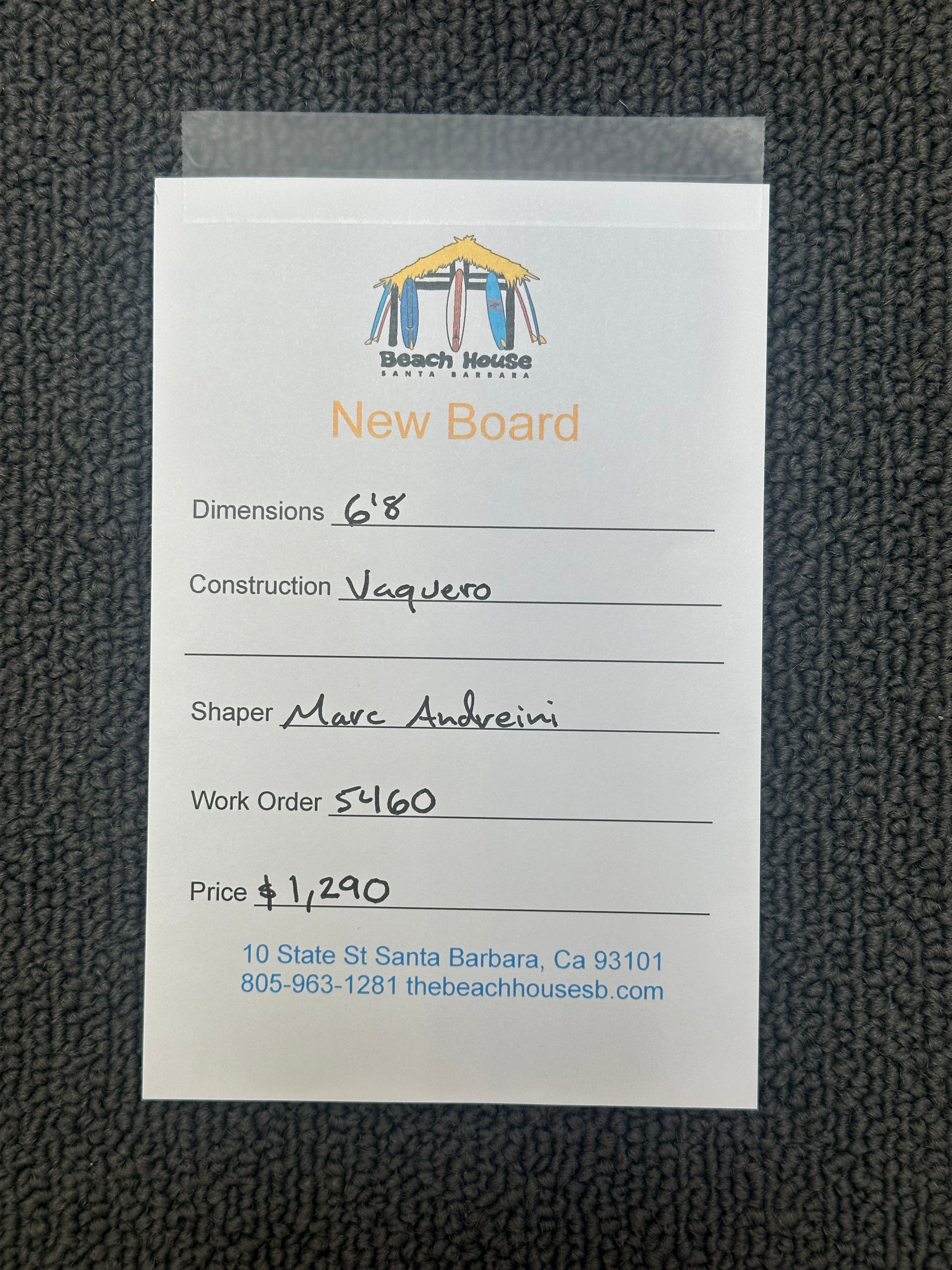 Andreini | 6'8" Vaquero