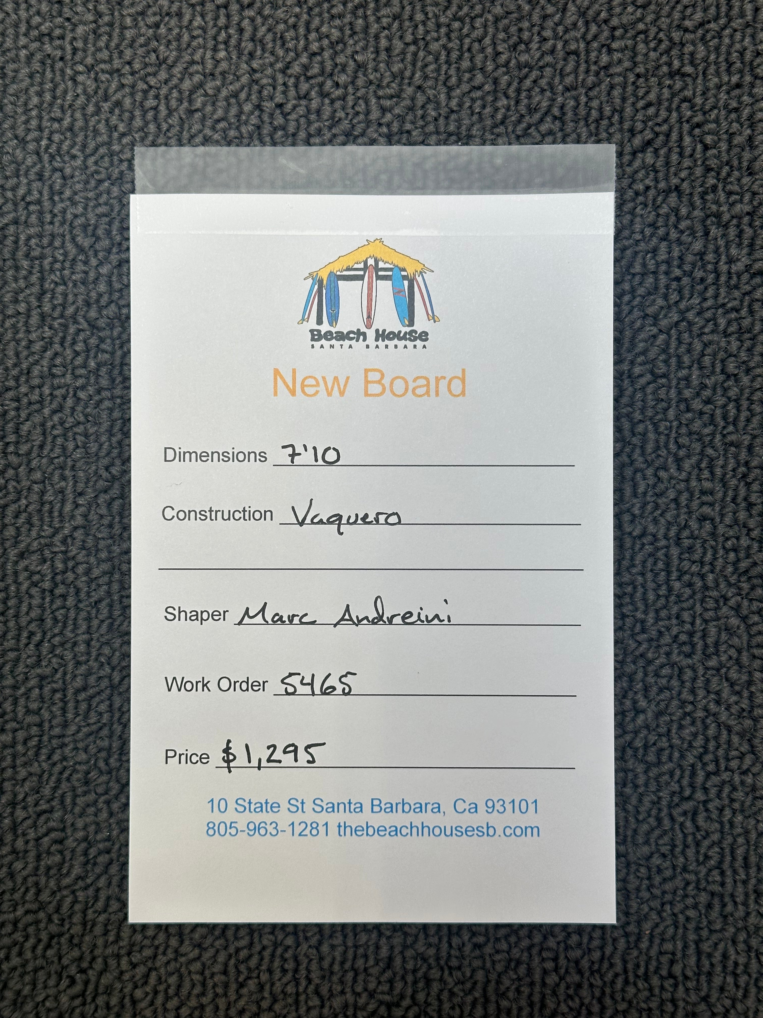 Andreini | 7'10" Vaquero