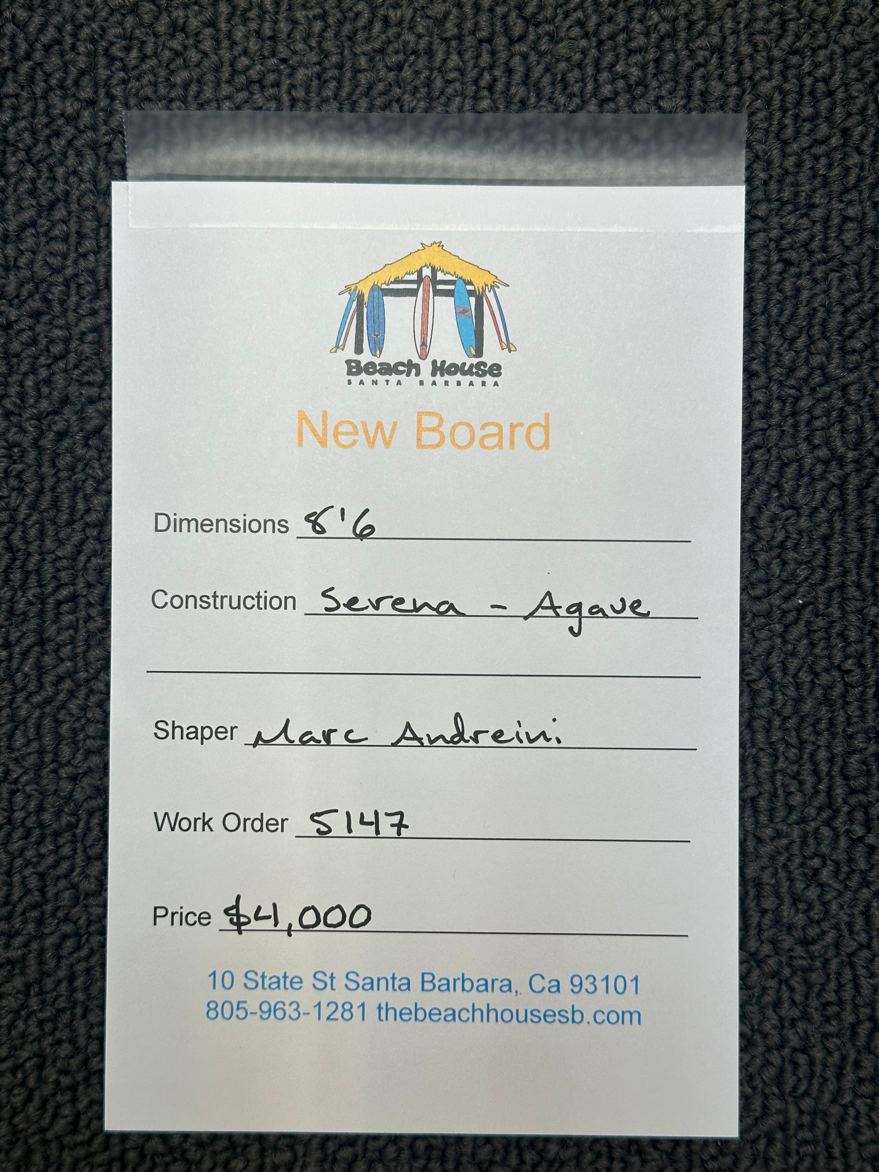 Andreini | 8'6" Serena