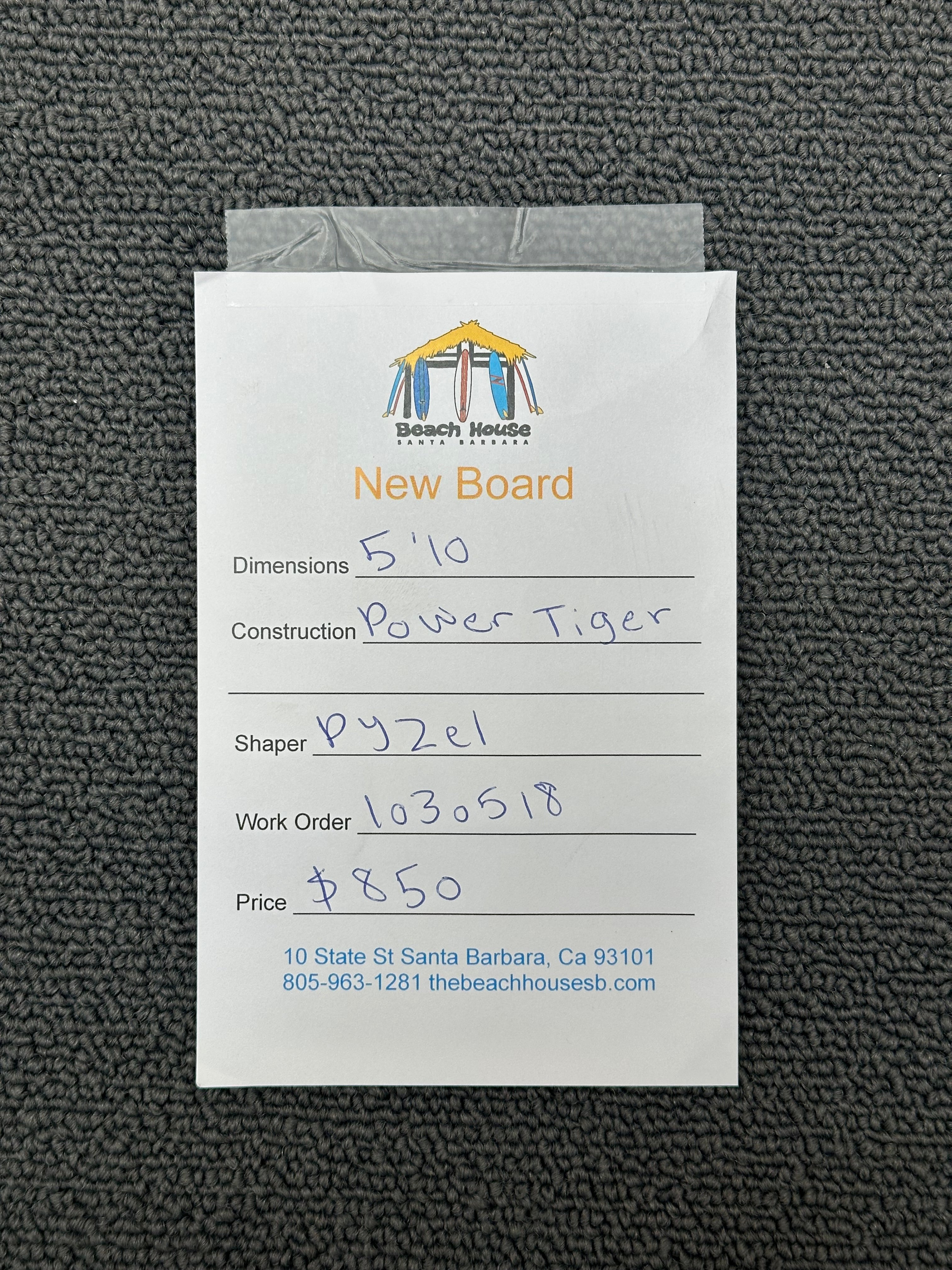 Pyzel | 5'10" Power Tiger