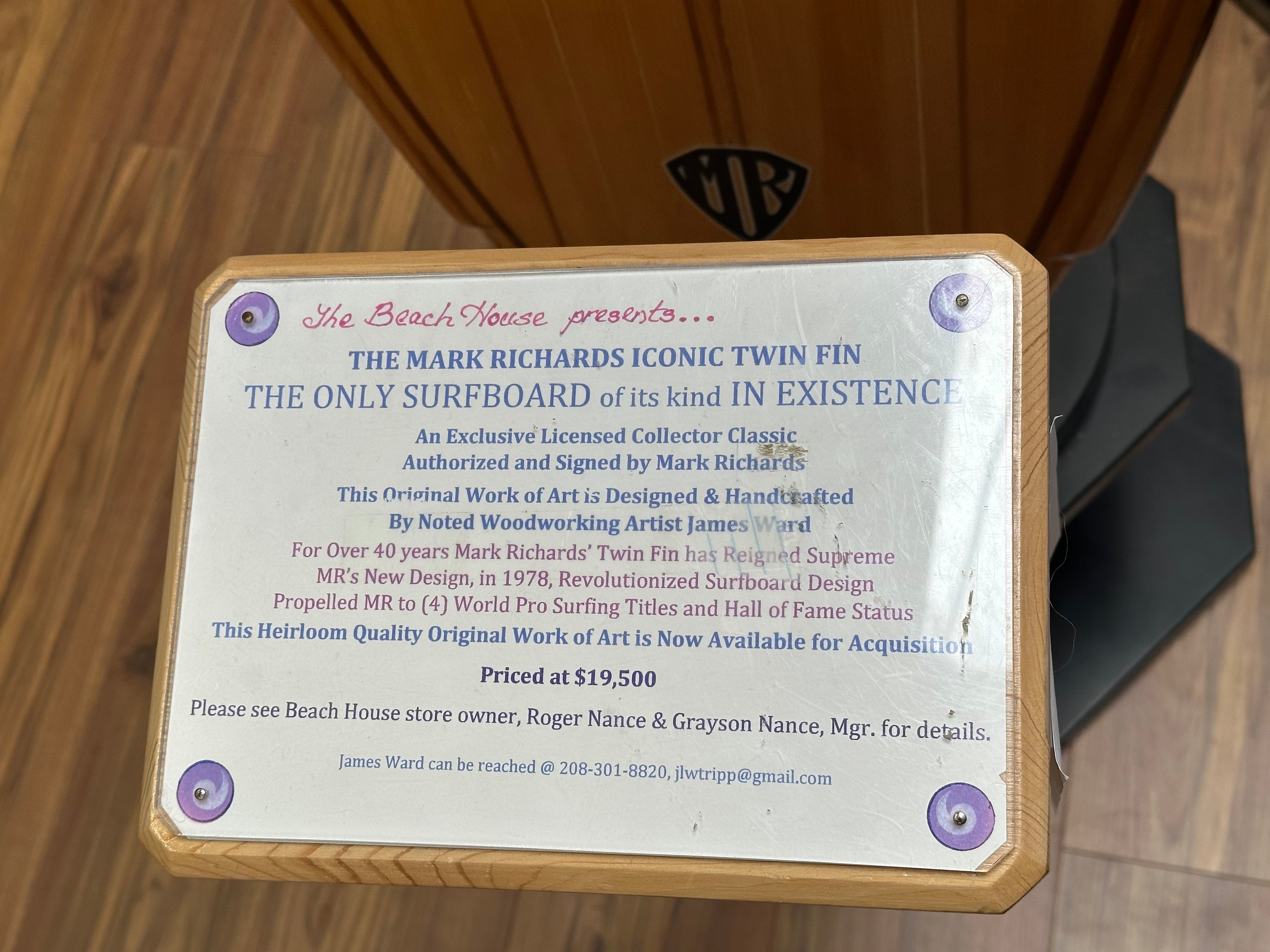 James Ward | Mark Richard Iconic Twin Fin