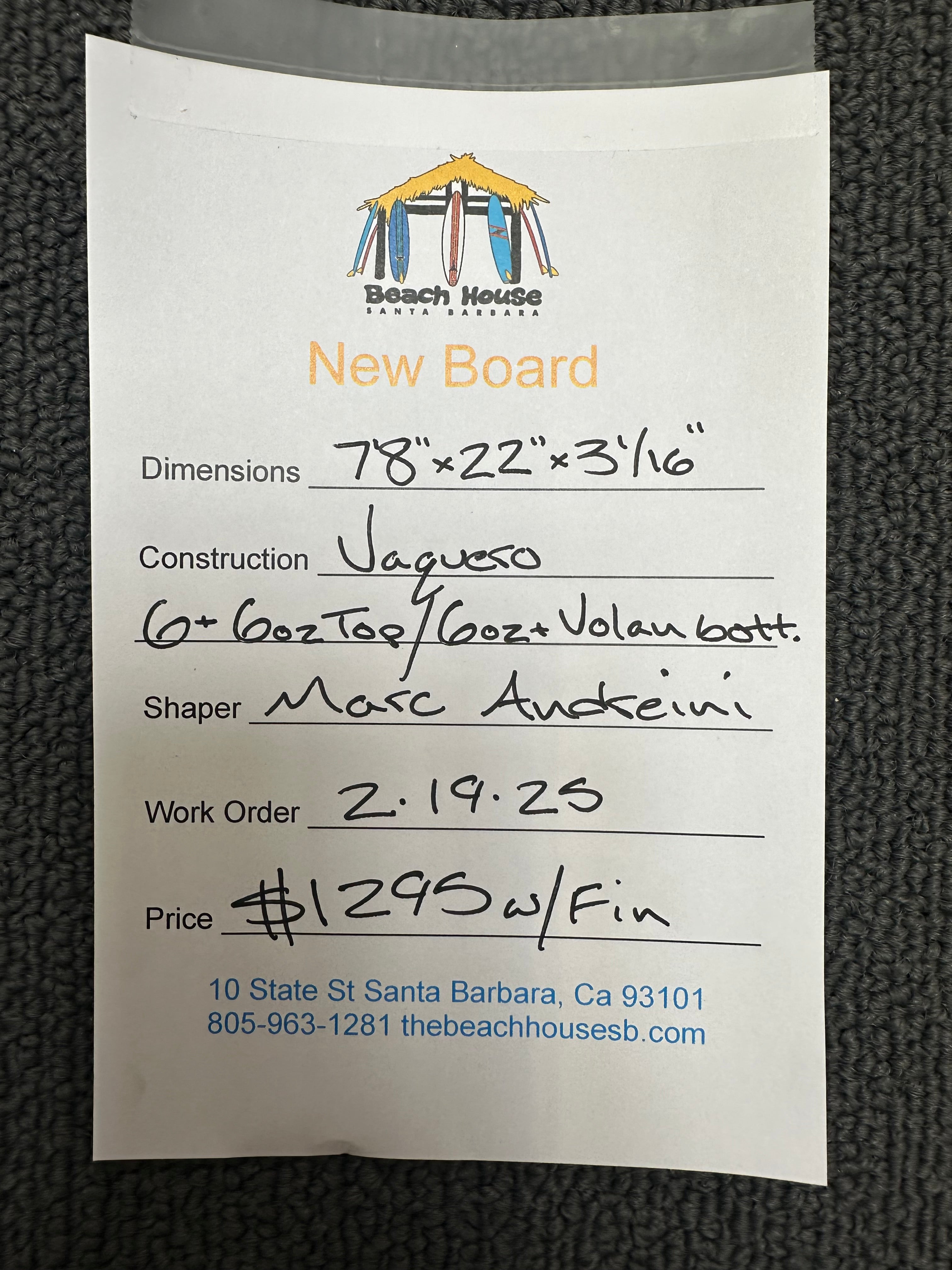 Andreini | 7'8" Vaquero