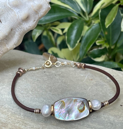 Abalone Peace Bracelet