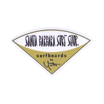 Santa Barbara Surf Shop Matte Finish Stickers - Large