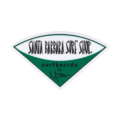 Santa Barbara Surf Shop Matte Finish Stickers - Small