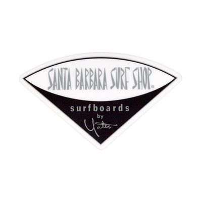 Santa Barbara Surf Shop Matte Finish Stickers - Small