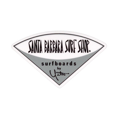 Santa Barbara Surf Shop Matte Finish Stickers - Small