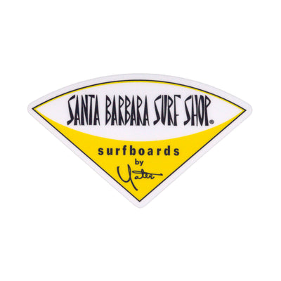 Santa Barbara Surf Shop Matte Finish Stickers - Small