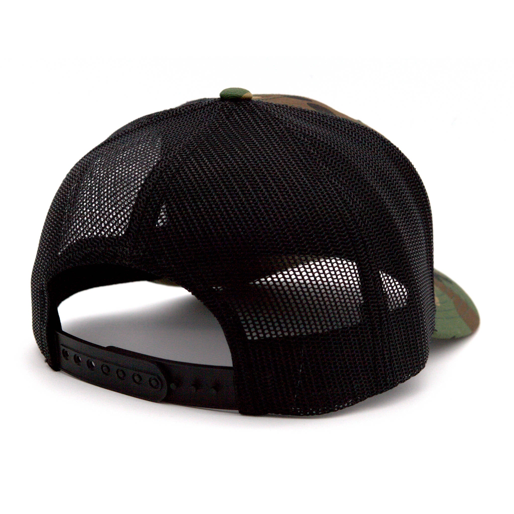 Owl Surfboards Leather Patch Camo Trucker Hat
