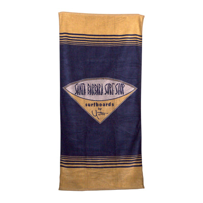 Santa Barbara Surf Shop Beach Towel