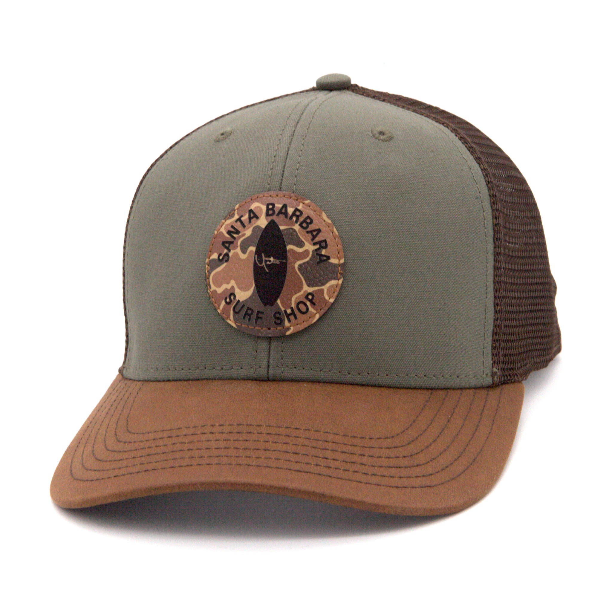 Santa Barbara Surf Shop Circle Patch Trucker Hat