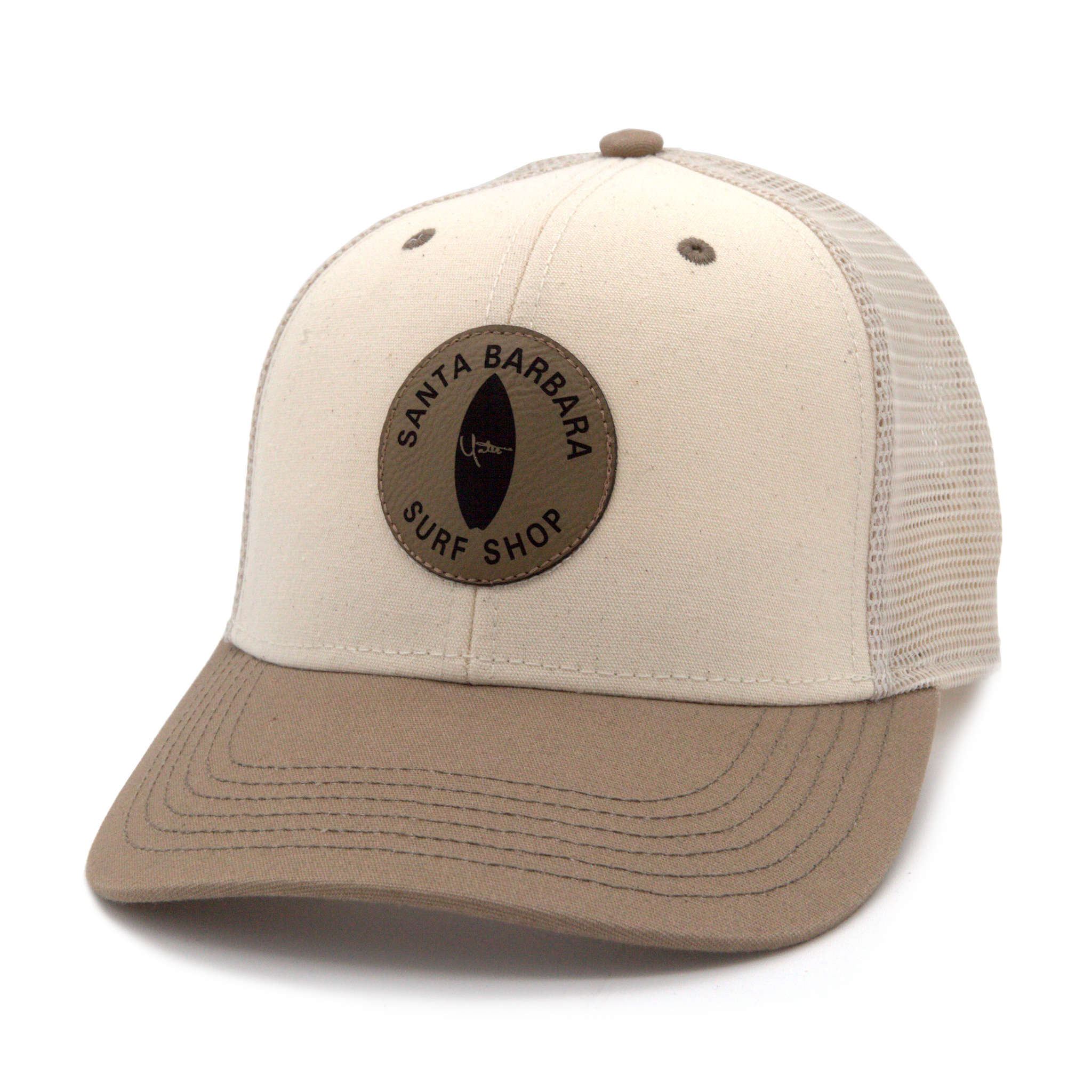 Santa Barbara Surf Shop Circle Patch Trucker Hat