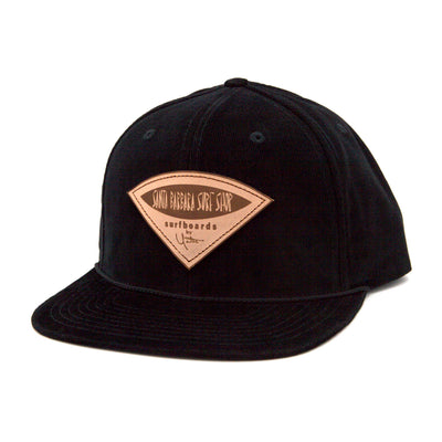 Santa Barbara Surf Shop Leather Patch Corduroy Hat