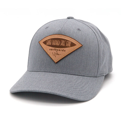 Santa Barbara Surf Shop Leather Patch Snapback Hat