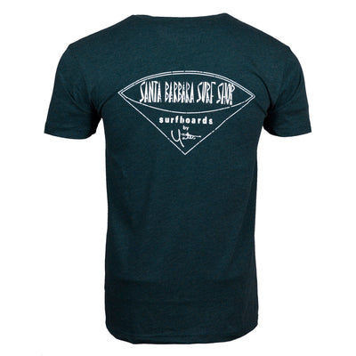 Santa Barbara Surf Shop Distressed Logo Short Sleeve T-Shirt