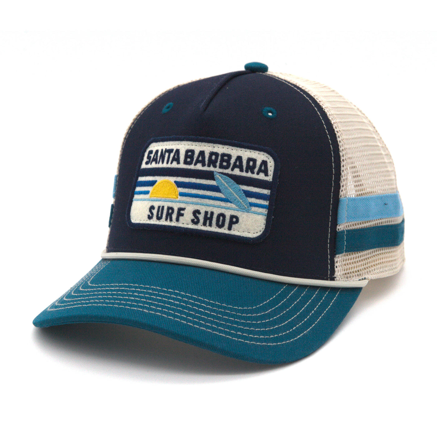 Santa Barbara Surf Shop Side Bar Trucker Hat