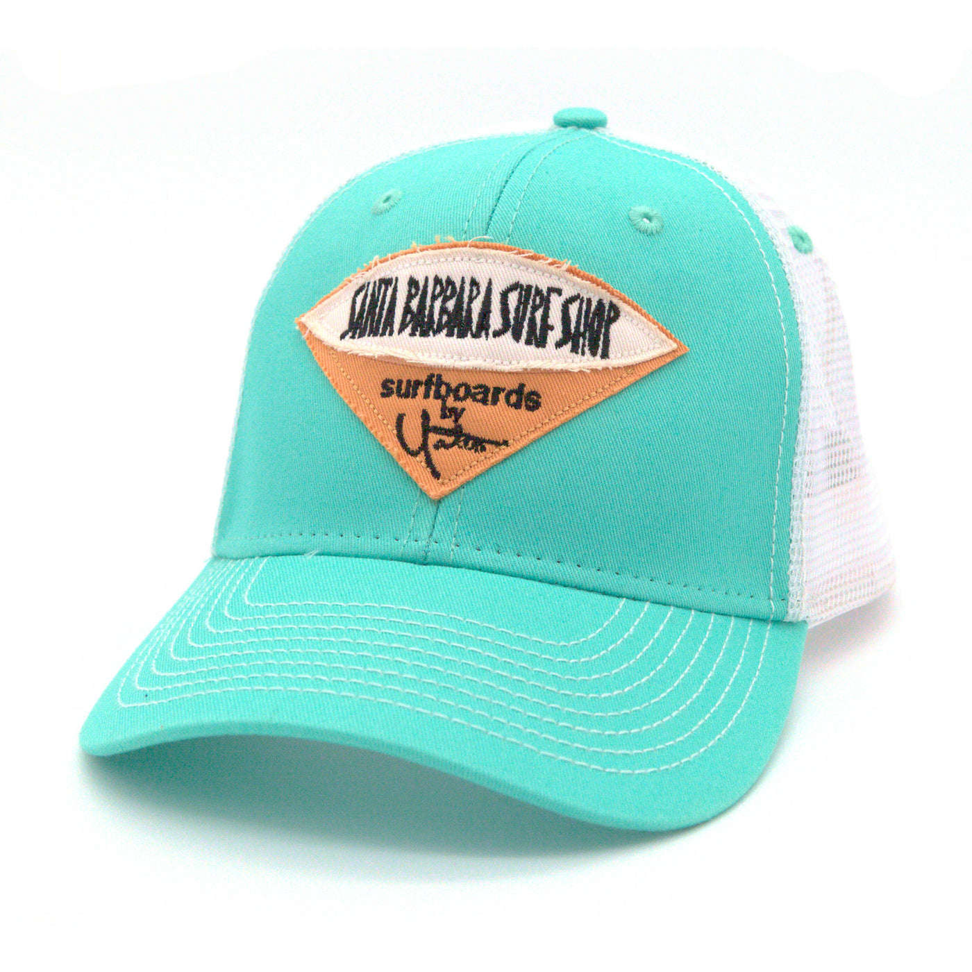 Santa Barbara Surf Shop Twill Patch Trucker Hat – Surf N' Wear Beach ...